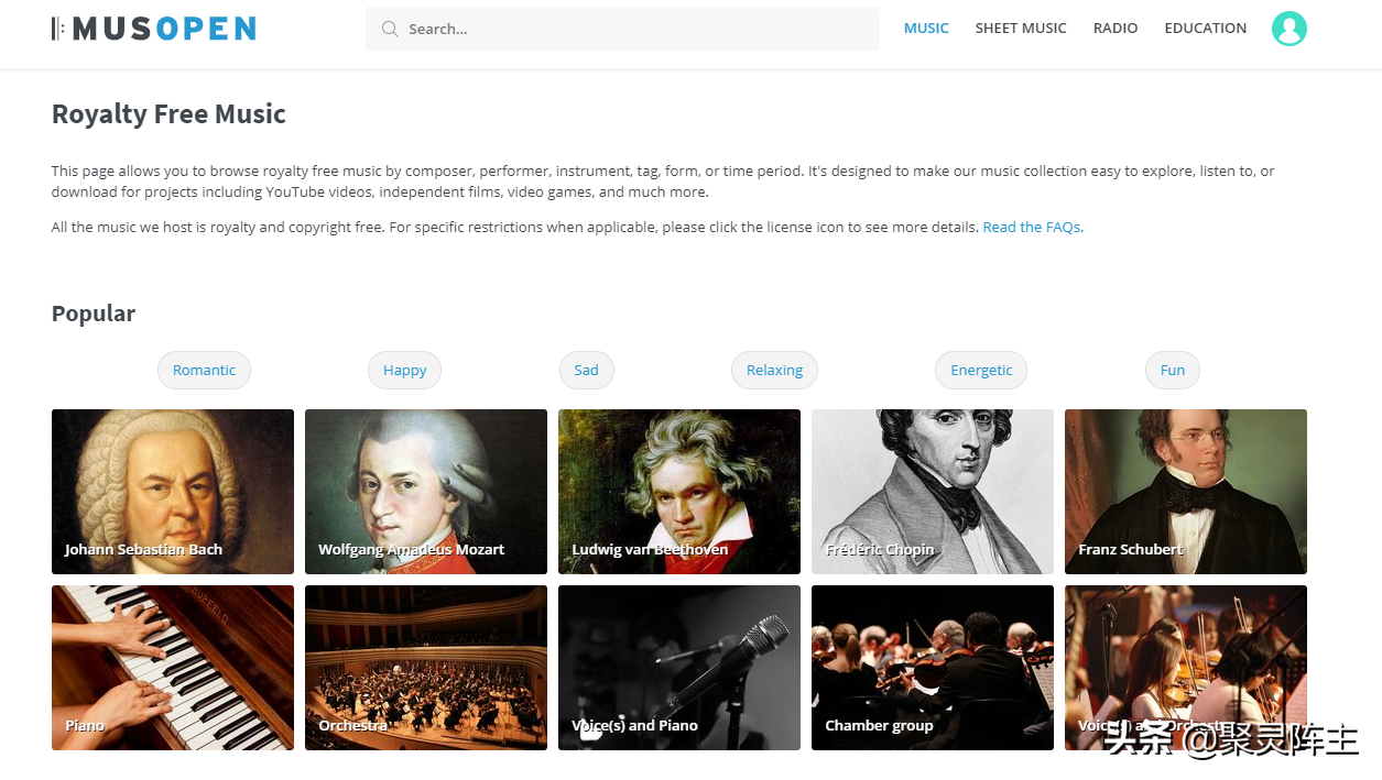 十个免费音频网站推荐，千万不要为背景音乐发愁了